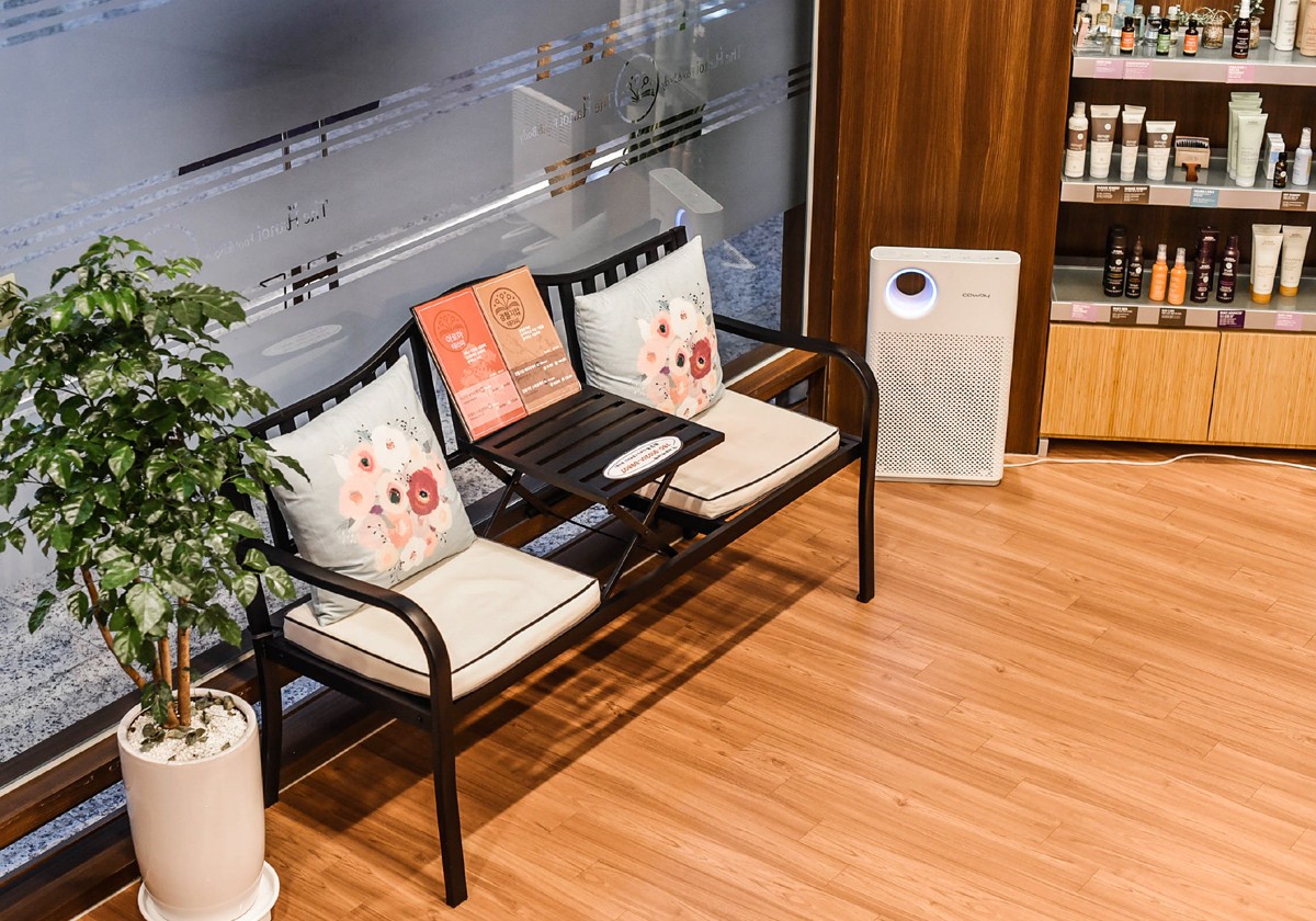 서울 용산구 한강로 더하노이풋앤바디 대기공간