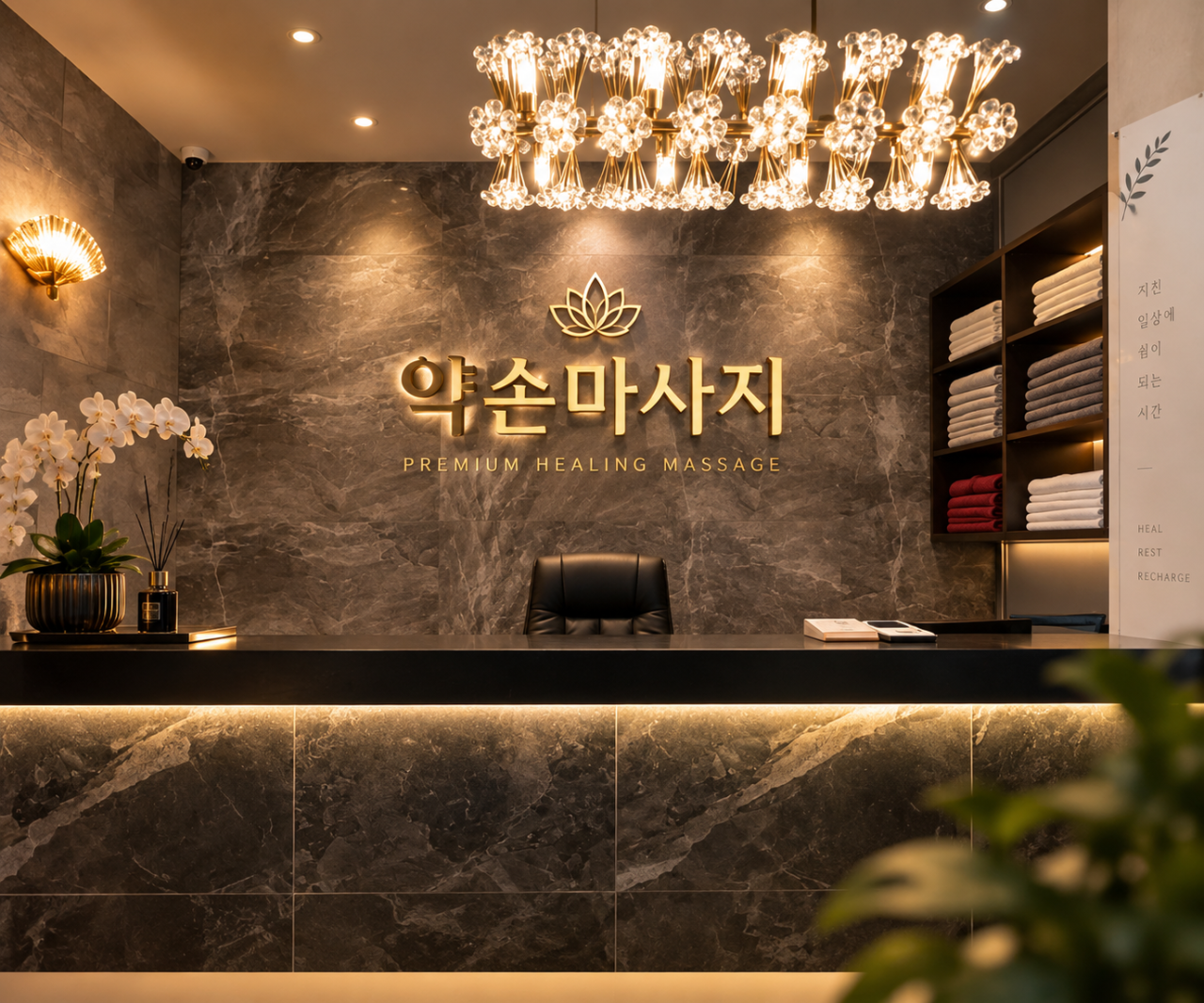 청주 흥덕구 오송읍 약손마사지 로비 1